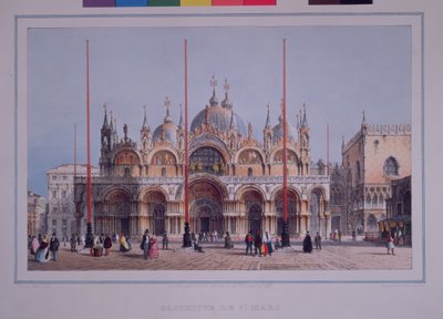 San Marco, Venedig, graviert von Brizeghel von Marco Moro